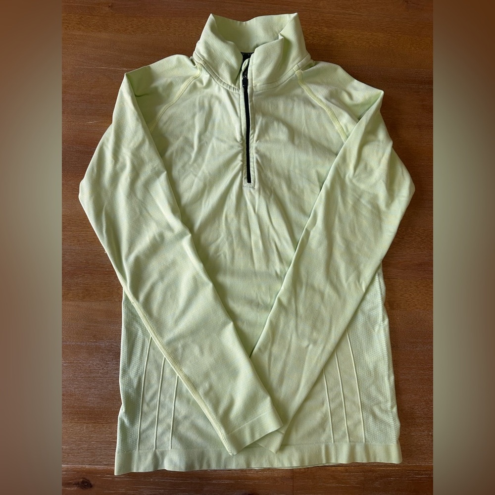 Alphalete Women’s Yellow Quarter Zip Small